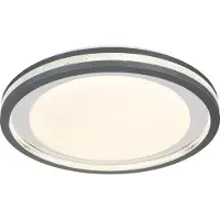 Globo Lighting Plafonnier métal blanc mat, LED