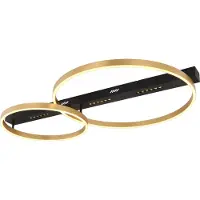 Globo Lighting Plafonnier métal noir mat, LED