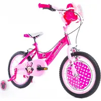 HUFFY Corporation Frozen 16" - Vélo de ville - Enfants - Femme - Vertical - Acier - Bleu - Blanc