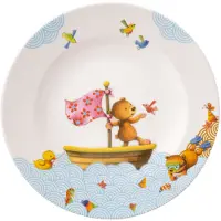 Villeroy & Boch - Happy As A Bear Assiette Plate Pour Enfants - Bleu