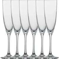 Schott zwiesel SCZ Flûte à champagne Classico Set de 6 pièces, Verres à vin, Transparent