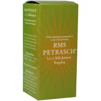 Mr. Petrasch GmbH & Co. Chem. Pharm. Fabrik RMS Petrasch Acide L(+)-lactique gouttes, solution de 100 ml