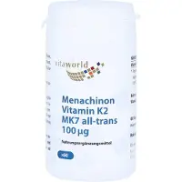 Vitaworld Menachinon Vitamine K2 MK7 | 60 gélules | 100% biodisponibilité | all-trans MK7 | vegan