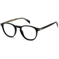 David Beckham Lunettes de Vue DB 1018 49/20/150 Black Acetate frames MAN DB 1018