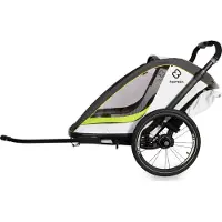 Hamax Remorque pour vélo, modèle une place - Transport sûr et confortable -