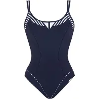 Sunflair Maillot de bain bleu marine / blanc