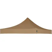 Vonroc Bâche de toit - Pour tente de réception Premium PT501XX - Imperméable - Protection UV 50+ - Beige
