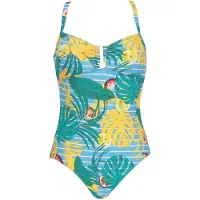 Vivid Maillot de bain turquoise / bleu clair / citron / blanc
