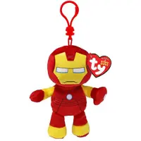 TY , Beanie Babies Original, Iron Man, clip, env 10 cm