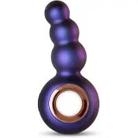 Hueman Outer Space - vibromasseur anal perlé rechargeable - silicone violet