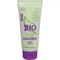HOT Bio BIO Superglide Anal - Lubrifiant anal végan à base d'eau (100 ml)