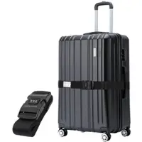 VERTICAL STUDIO "Silkström" 24" Valise noir avec sangle de bagage GRATUITE