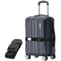 VERTICAL STUDIO "Silkström" 20" Bagage à main noir avec sangle de bagage GRATUITE