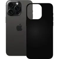 Pedea Étui souple en TPU (Apple iPhone 16 Pro Max), Coque pour téléphone portable, Noir