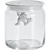 Alessi Gianni Boîte de cuisine en verre Blanc Petite