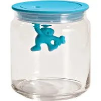 Laufen Bocal de conservation Alessi Gianni A Little Man Holding On Tight Bleu - 700 ml - Mattia Di Rosa - AMDR04 AZ