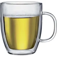Bodum Bistro Lot de 2 tasses thermiques à double paroi avec poignée - 450 ml