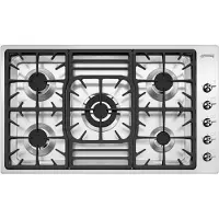 Smeg Table de cuisson encastrable Classic PGF95 4 87 cm Gaz 5 feux Acier inoxydable