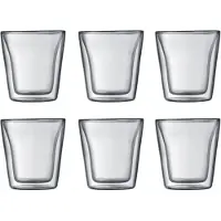 Bodum Canteen Lot de 6 verres à double paroi - 100 ml