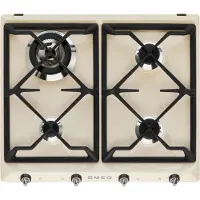Smeg Sr964pgh 60 Cm Gas Hob 4 Burners Argenté