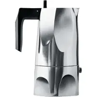 Alessi Mokka Espressomaschine MT18/3 silber
