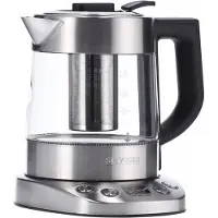 Severin WK 3473 Bouilloire WK 3473 DELUXE, verre / acier inoxydable