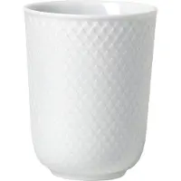 Lyngby Porcelæn Rhombe White Mug-33 Cl Mug Blanc