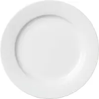 Lyngby Porcelæn Rhombe Lunch Plate-23 Cm Flat Plate Clair