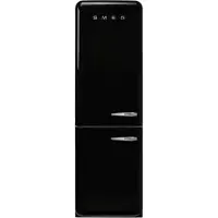 Smeg FAB32LBL6 Réfrigérateur-congélateur à ouverture à gauche Noir Style années 50, EEK : C