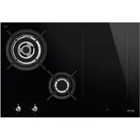 Smeg Pm3743d Mixed Hob 75 Cm Noir