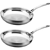 Scanpan Set de poêles à frire Impact ø 20 + 28cm, Poêle + casserole, Argent