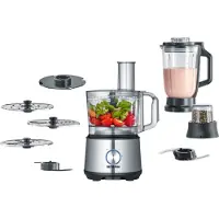 Severin Robot multifonctions 1.5l 1200w inox/noir - - KM3892 -