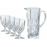 Nachtmann Set Cruche (1,2 l) et 4 Verres à gobelet (350 ml) Nachtmann Noblesse