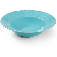 Lyngby Porcelæn Rhombe Color Soup Plate-24.5 Cm Glass Soup Plate Clair