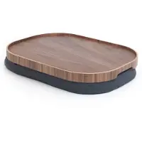 Bosign grand coussin pour ordinateur portable noyer, Support pour notebook, Marron
