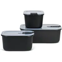 Mepal EasyClip Set ensemble de bols teinte/couleur Nordic Black