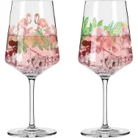 Ritzenhoff Sonnet d'été, Verres à cocktail, Vert, Rose, Multicolore