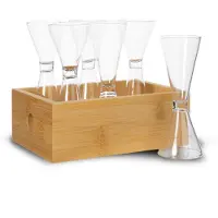Sagaform Verre à liqueur 6 pcs. en boîte, Verres à cocktail, Marron