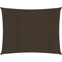 vidaXL Voile d'ombrage 160 g/m² Marron 5x6 m PEHD