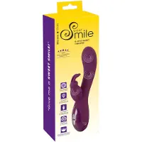 Sweet Smile SMILE - vibromasseur rabbit 3 moteurs rechargeable - silicone violet