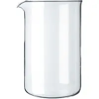 Bodum Verre De Rechange 12 Tasses Verre Borosilicate Résistant à La Chaleur -