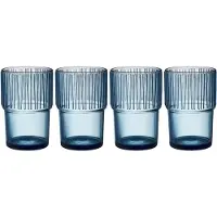 Bitz Verre à Macchiato Bitz Kusintha Blue 38 cl (4 Pièces)