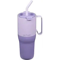 Klean Kanteen Insulated Rise Tumbler 1010993 gobelet à boire avec paille, Orchid Bloom 1065 ml