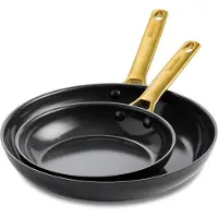 Greenpan Padova Set de Poêles à Frire 20 + 26 cm Noir