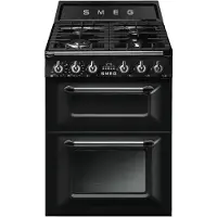 Smeg Cuisinière à Gaz Avec Four Tr62 60 Cm 4 Feux