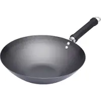 Kitchencraft Wof Oriental 30 Cm Wok Pan Argenté