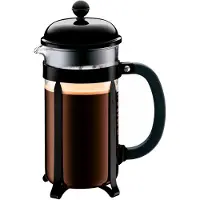 Bodum Cafetière À Piston 8 Tasses 1l Noire 1928-01 Chambord