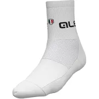 ALÉ French Cycling Federation 2023 Q-skin Socks Blanc EU 40-43