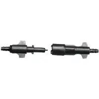Nuova Rade Raccord de conduite de carburant avec embout de tuyau pour moteur Mercury/Mariner 9,5 mm Noir Noir Taille unique
