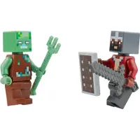 LEGO Minecraft Mini-Set Mutiger Held vs. Ertrunkener! - NEU! Menge 1x (Minecraft)